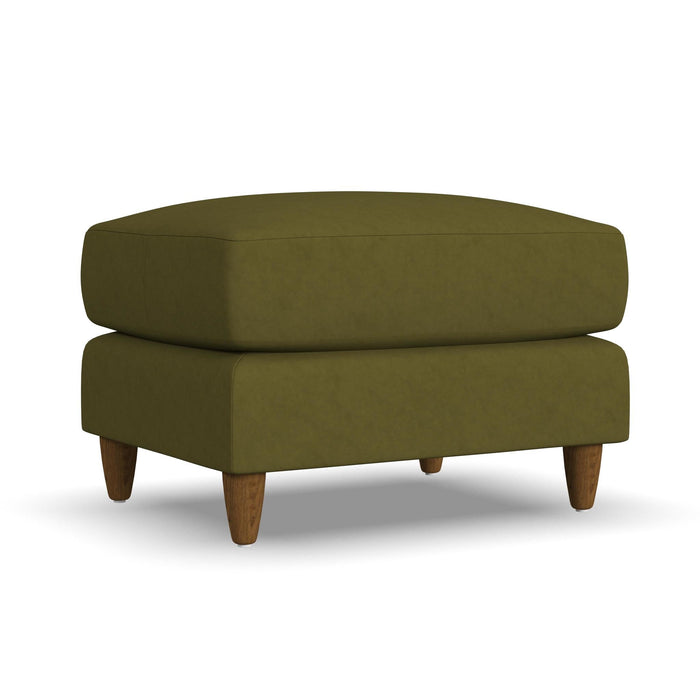 Fern Fabric Ottoman