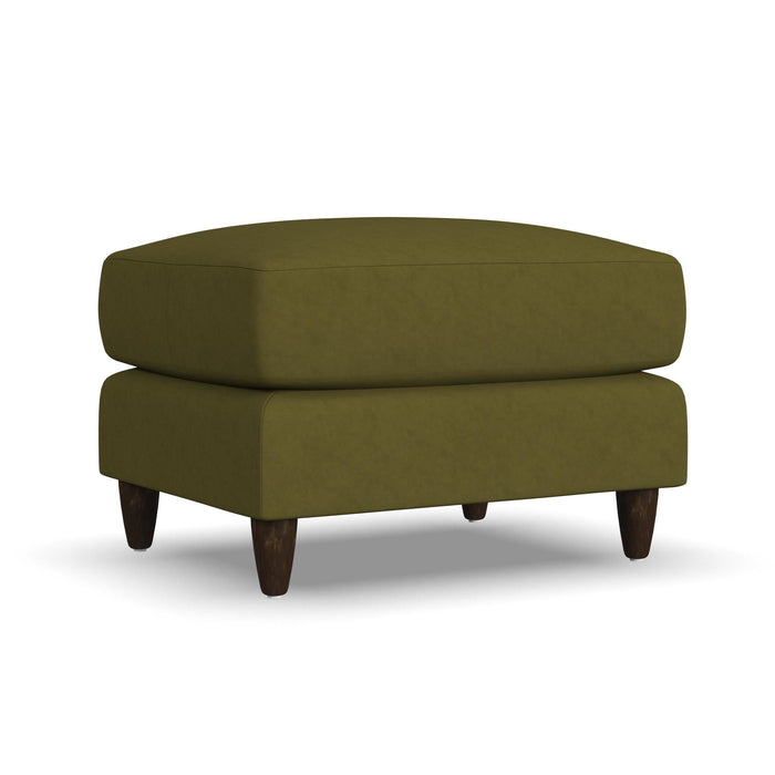 Fern Fabric Ottoman