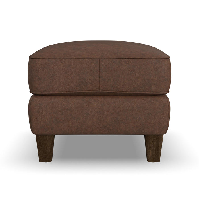 Finley Leather Ottoman