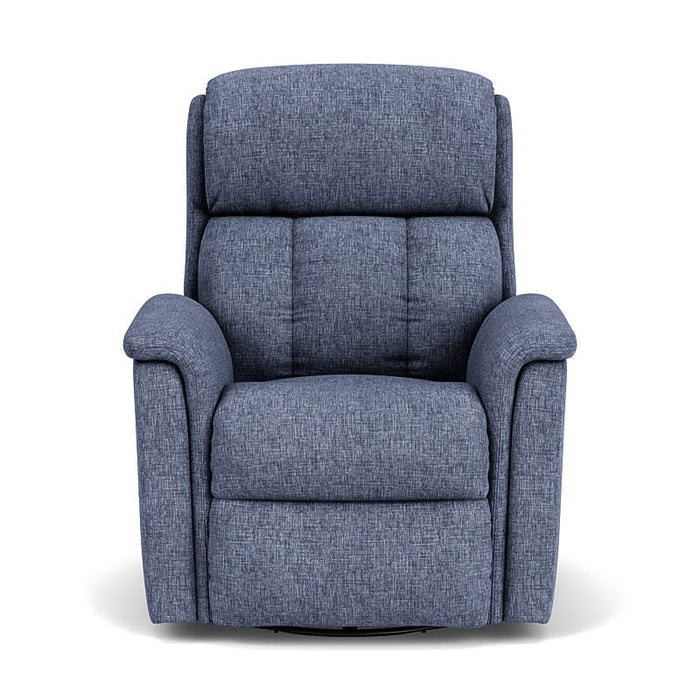 Luna Fabric Swivel Gliding Recliner