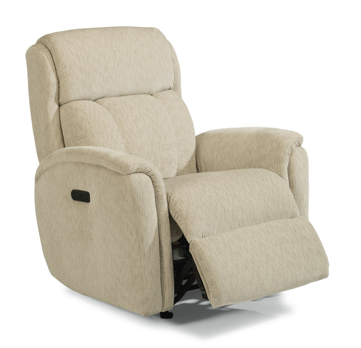 Luna Fabric Power Recliner with Power Headrest