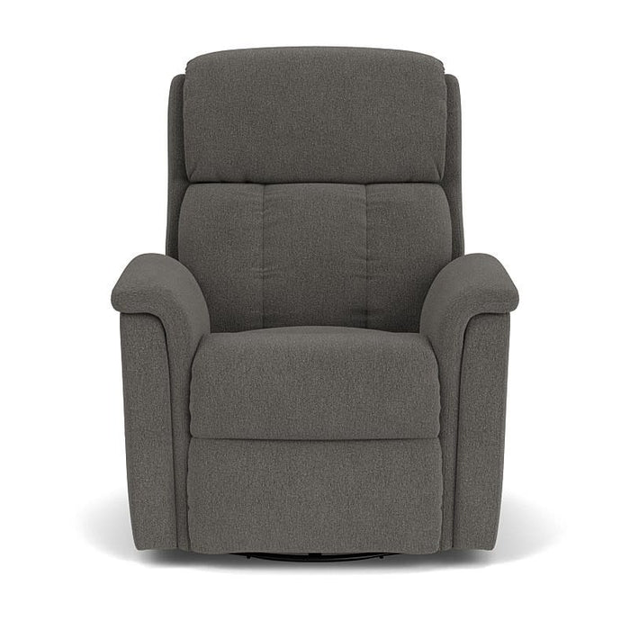 Luna Fabric Swivel Gliding Recliner