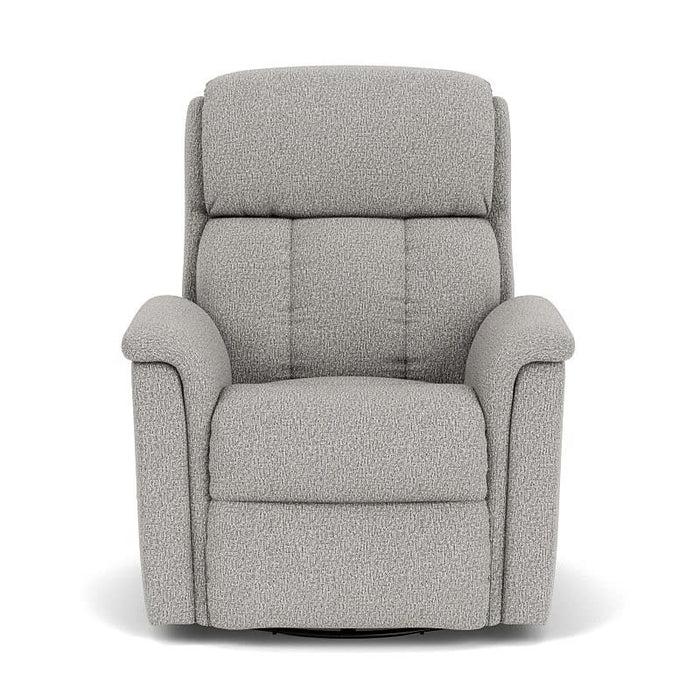 Luna Fabric Swivel Gliding Recliner