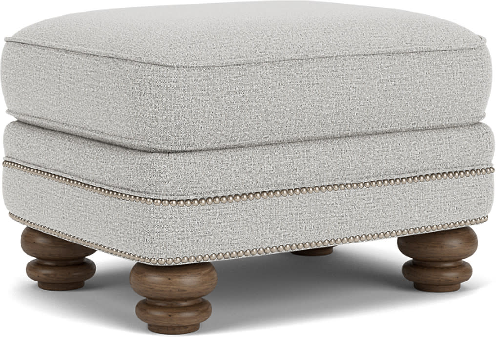 Bay Bridge Fabric Ottoman