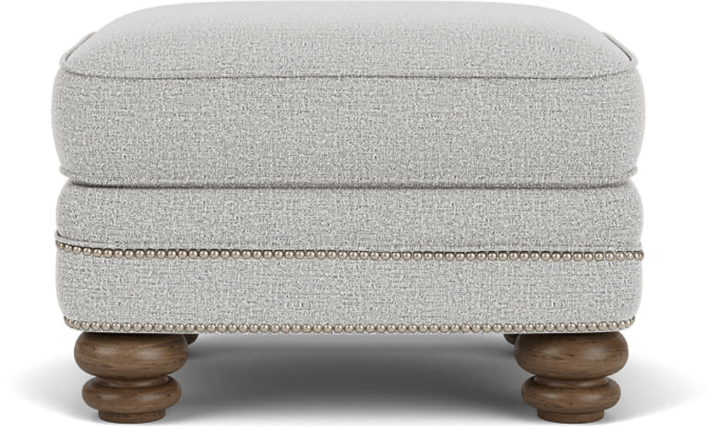 Bay Bridge Fabric Ottoman