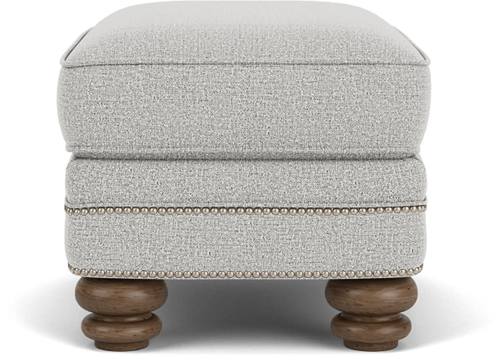 Bay Bridge Fabric Ottoman