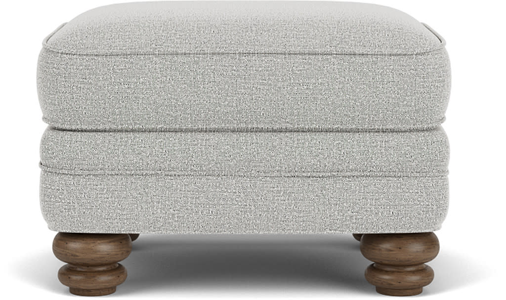 Bay Bridge Fabric Ottoman