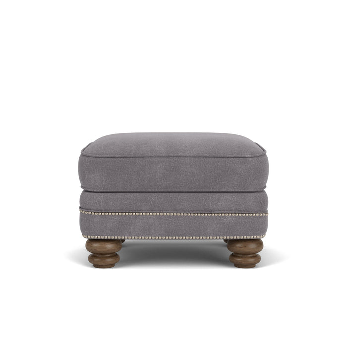 Bay Bridge Fabric Ottoman