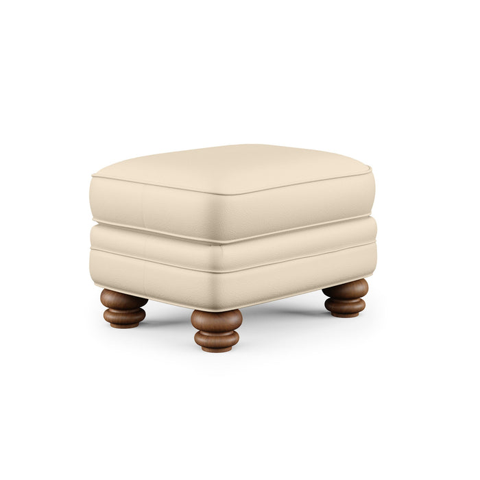 Bay Bridge Leather Ottoman