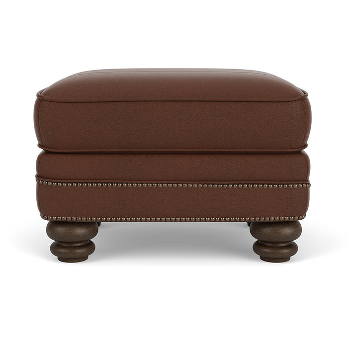 Bay Bridge Leather Ottoman