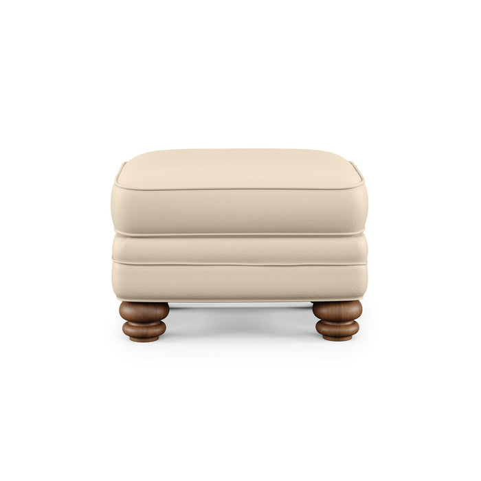 Bay Bridge Leather Ottoman