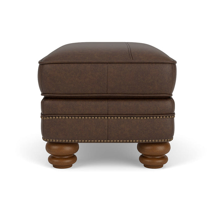 Bay Bridge Leather Ottoman