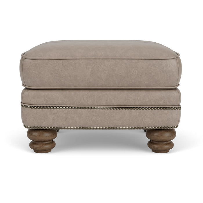 Bay Bridge Leather Ottoman