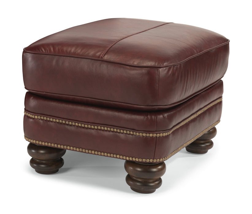 Bay Bridge Leather Ottoman