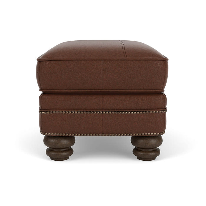 Bay Bridge Leather Ottoman