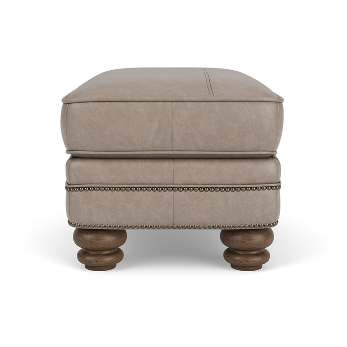 Bay Bridge Leather Ottoman