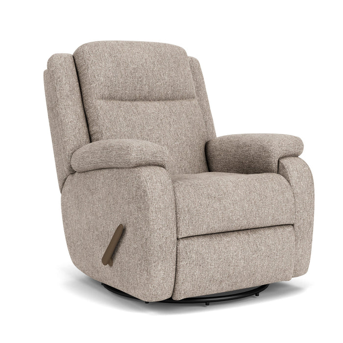 Magnus Fabric Swivel Gliding Recliner