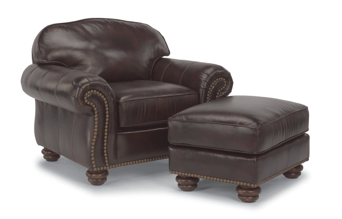 Bexley Leather Ottoman