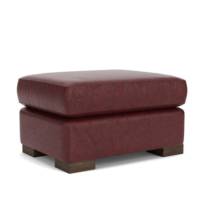 Bryant Leather Ottoman