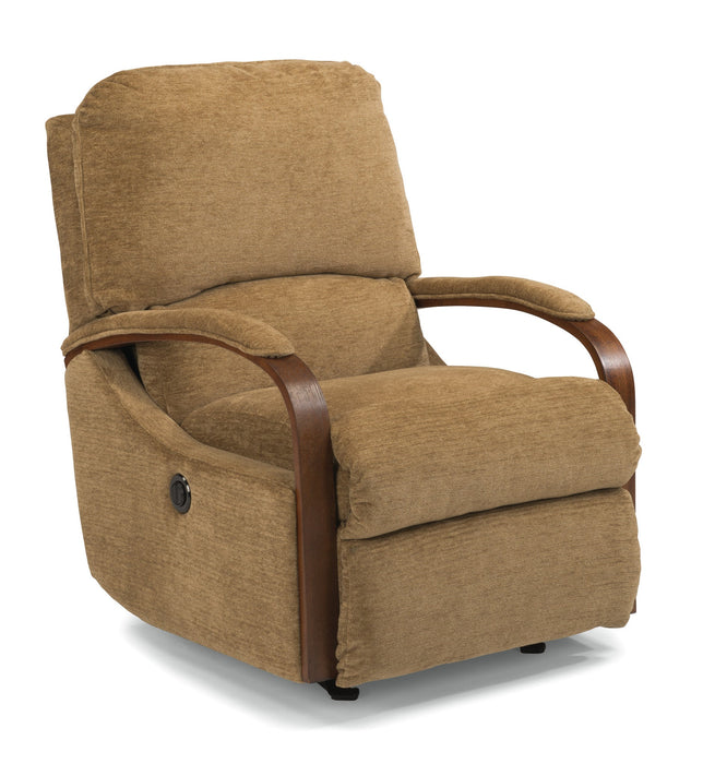 Woodlawn Fabric Power Rocking Recliner