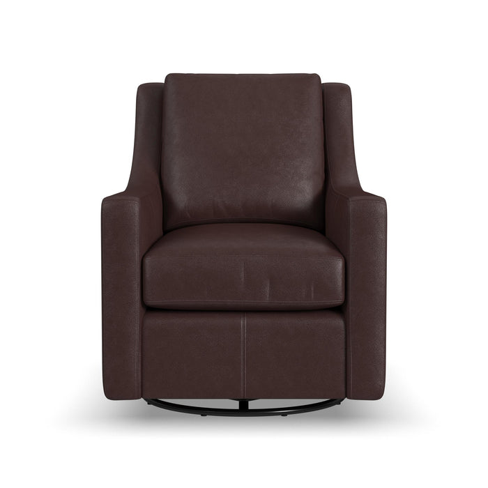 Murph Leather Swivel Glider