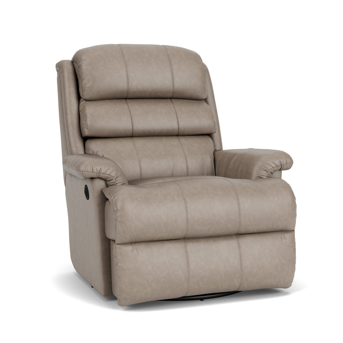 Yukon Leather Swivel Gliding Recliner