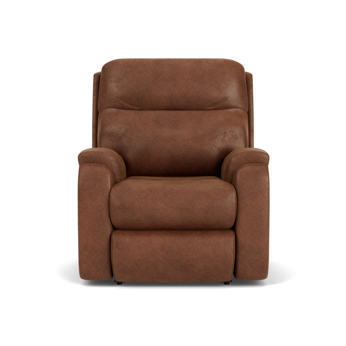 Penn Fabric Power Rocking Recliner with Power Headrest & Lumbar