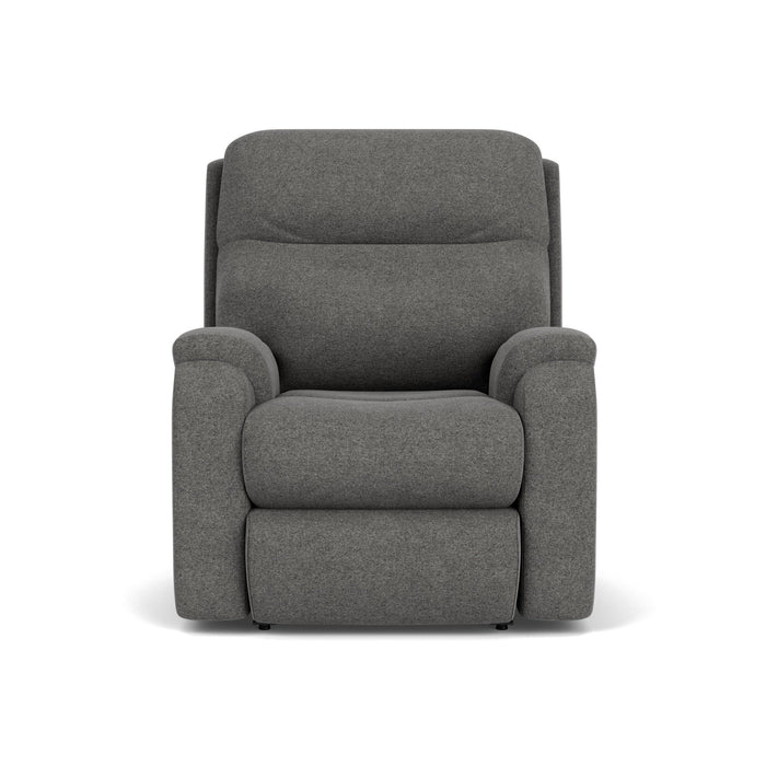 Penn Fabric Power Rocking Recliner with Power Headrest & Lumbar