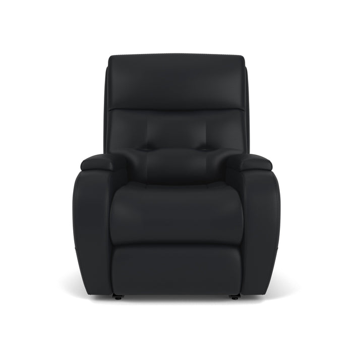 Strait Leather Power Recliner with Power Headrest