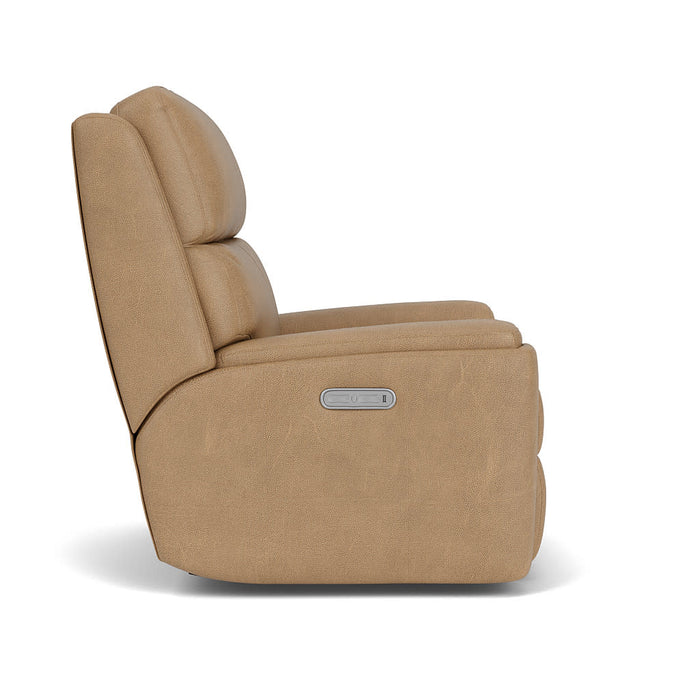 Rio Leather Power Recliner with Power Headrest