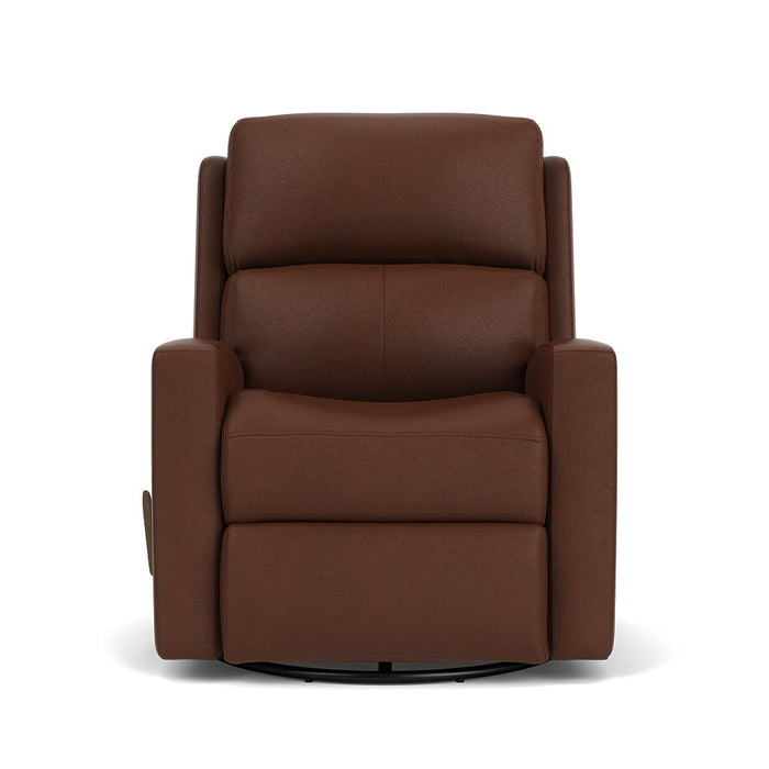 Catalina Leather Swivel Gliding Recliner