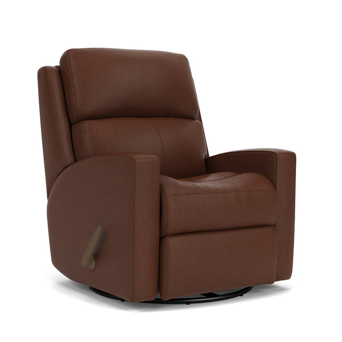 Catalina Leather Swivel Gliding Recliner