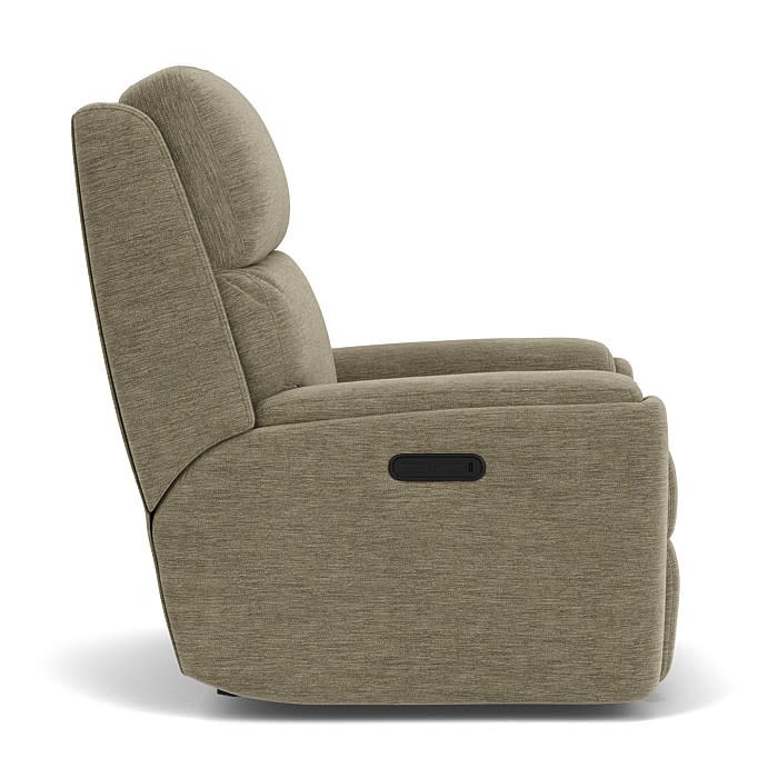 Rio Fabric Power Recliner with Power Headrest