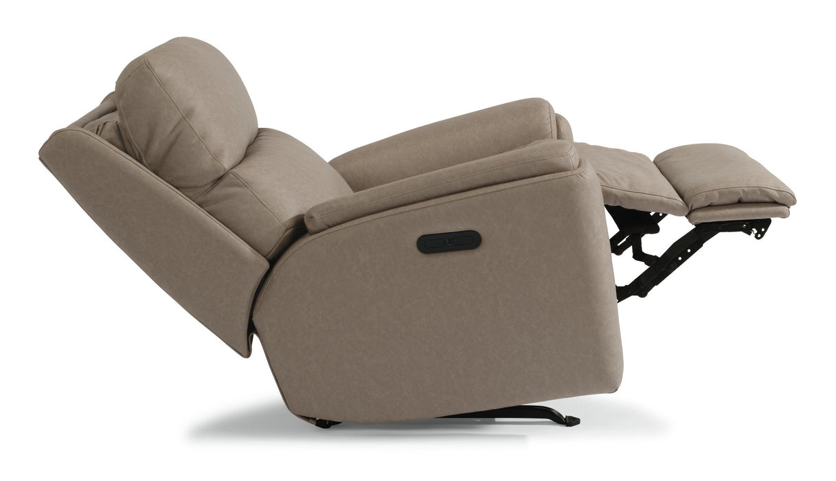 Rio Fabric Power Recliner with Power Headrest