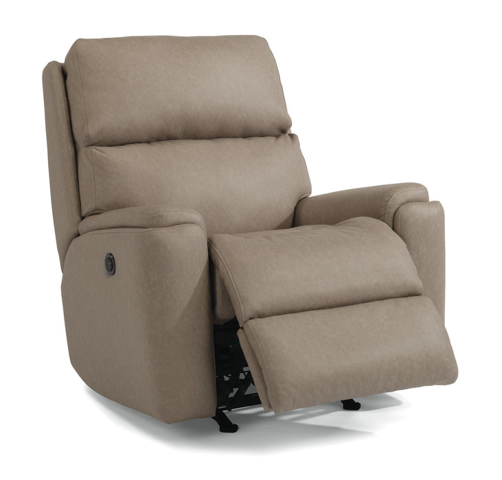 Rio Fabric Power Rocking Recliner