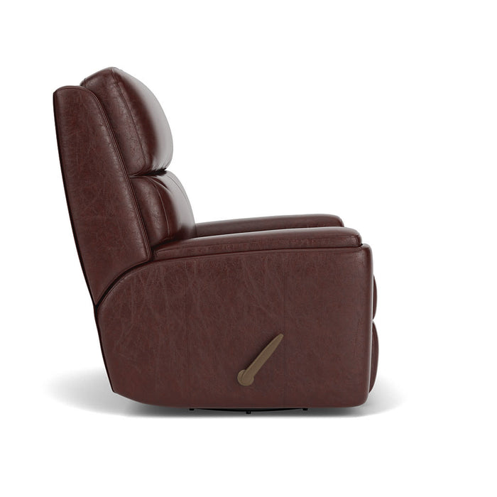 Rio Leather Swivel Gliding Recliner