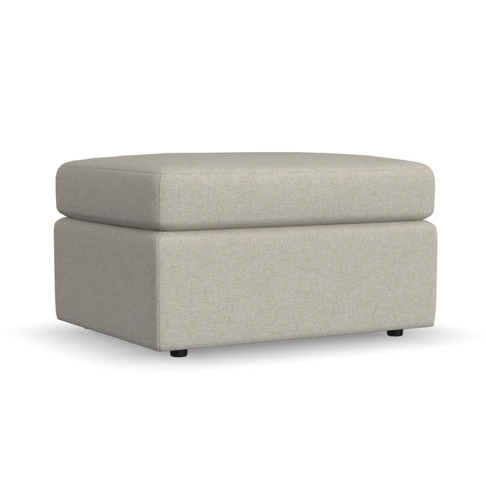 Sky Fabric Ottoman