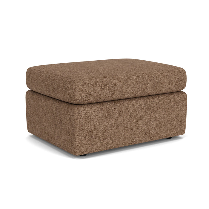 Sky Fabric Ottoman