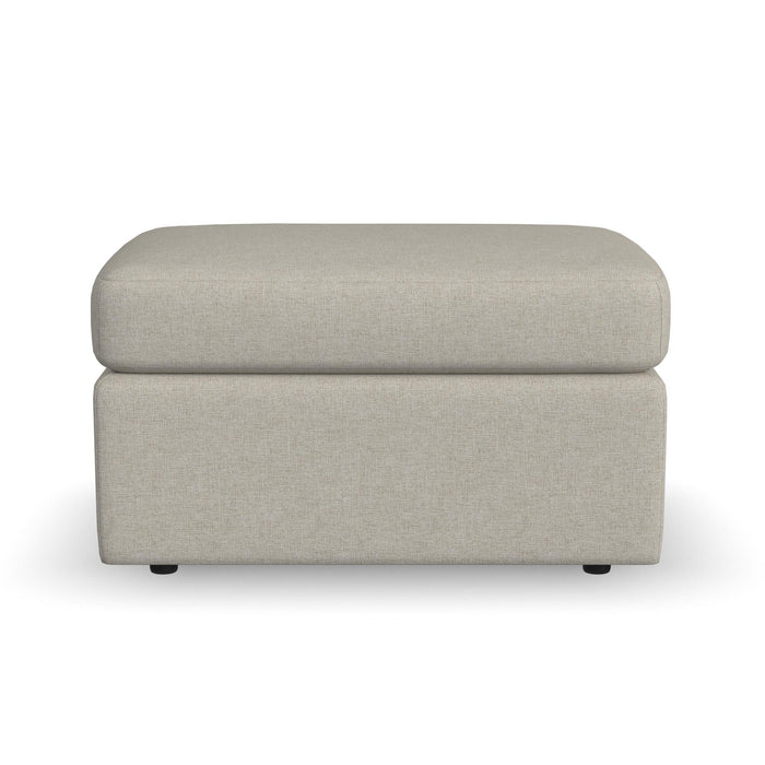 Sky Fabric Ottoman