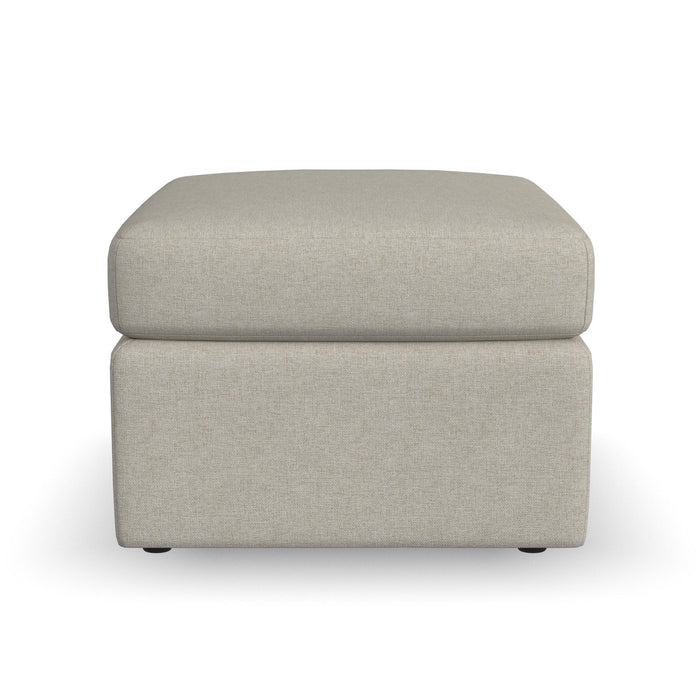 Sky Fabric Ottoman