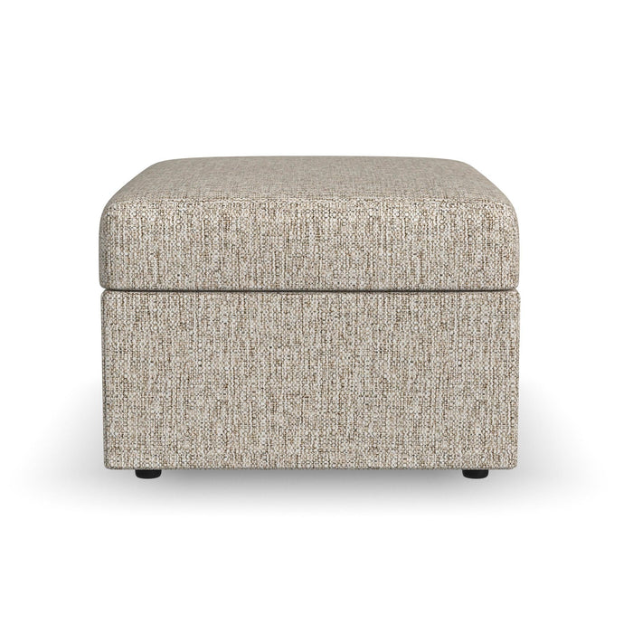 Sky Fabric Storage Ottoman