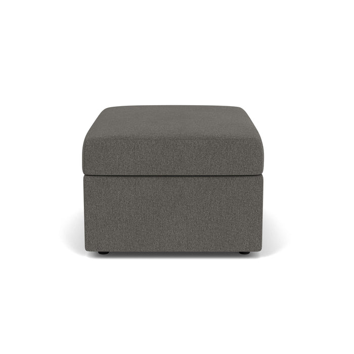 Sky Fabric Storage Ottoman