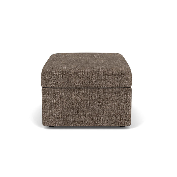 Sky Fabric Storage Ottoman