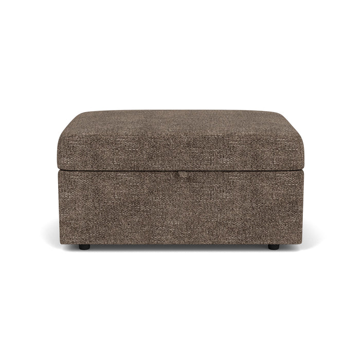 Sky Fabric Storage Ottoman