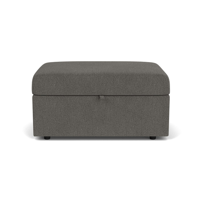 Sky Fabric Storage Ottoman