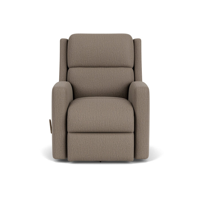 Chip Fabric Swivel Gliding Recliner