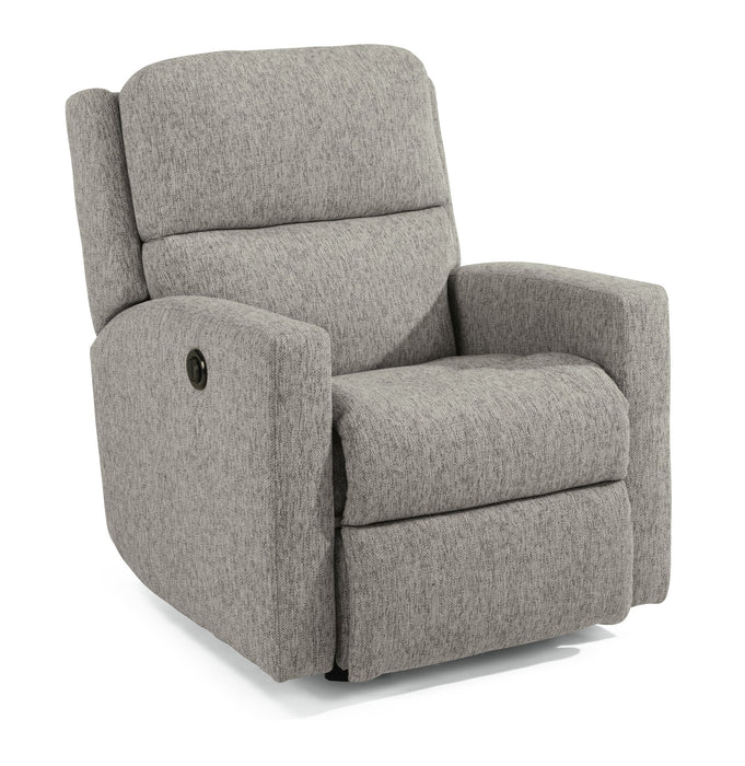 Chip Fabric Power Rocking Recliner