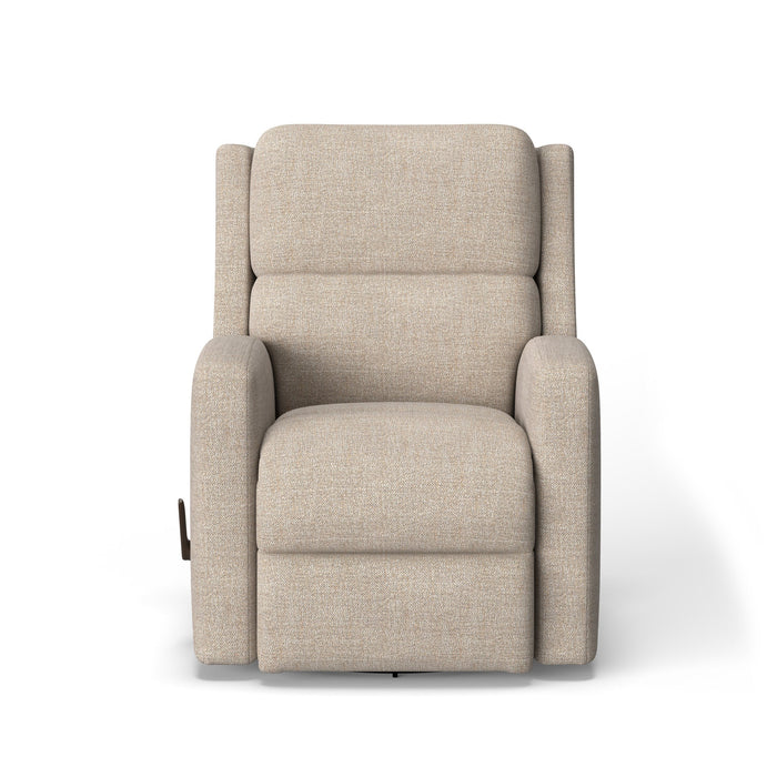 Chip Fabric Swivel Gliding Recliner