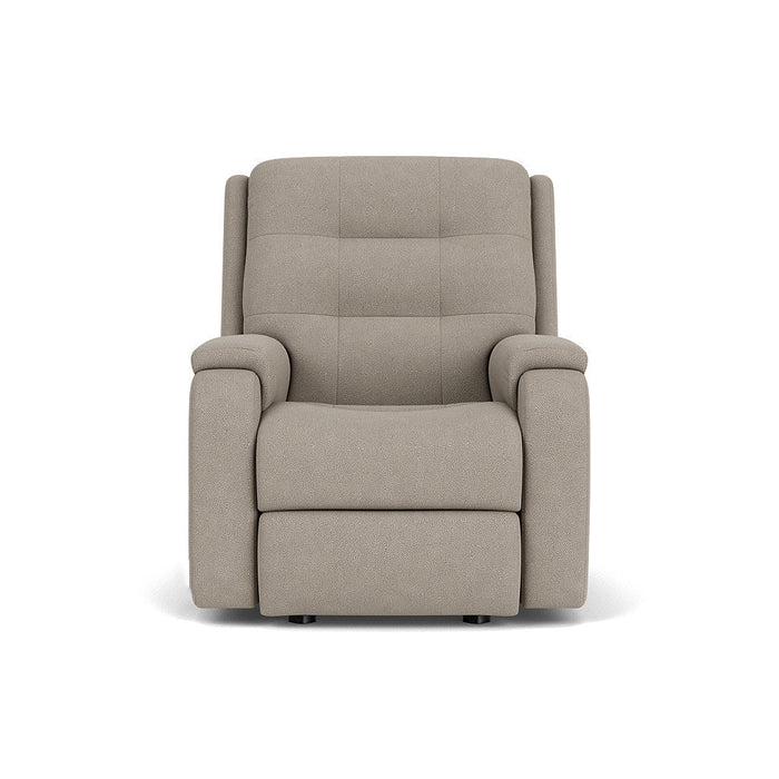 Arlo Fabric Power Rocking Recliner with Power Headrest & Lumbar