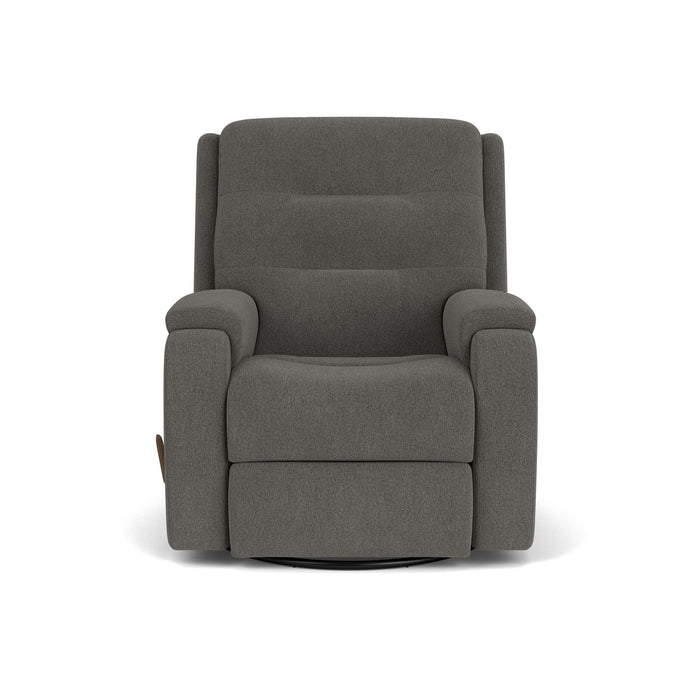 Arlo Fabric Swivel Gliding Recliner